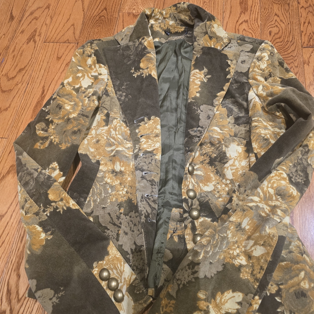 Floral Patterned Women's Jacket